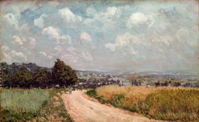 Turning Road or, View of the Seine, 1875 by Alfred Sisley
